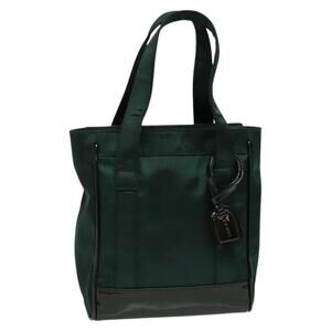 GUCCI Hand Bag Satin Khaki Silver 000 2854 0500 5